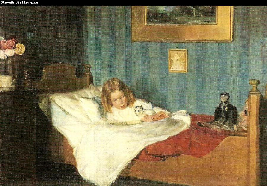 Michael Ancher en rekonvalescent. ca